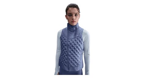 Veste Thermique Sans Manches Nike Therma-FIT ADV Repel AeroLoft Bleu Femme