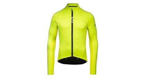Gore c5 thermo jersey fluorescent yellow/green