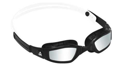 Lunettes de bain aquasphere ninja noir blanc verres miroir argent