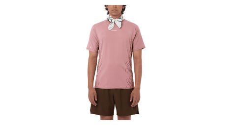 salomon sense aero graphic short sleeve shirt men s red