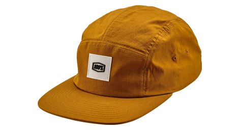 Casquette 100 prenez camper caramel beige