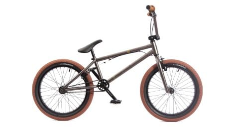 Velo bmx cope am adulte gris anthracite 10,8kg 20 pouces khebikes