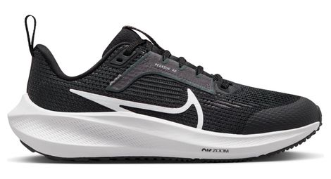 Nike air zoom pegasus 40 nero bianco scarpe da corsa per bambini 39