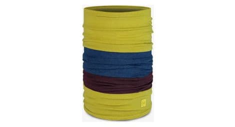 Tour de cou buff merino move jaune bleu