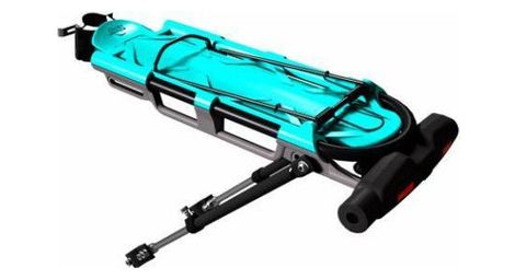 Porte-bagages avec cadenas intégré codex-u urban - bleu/gris