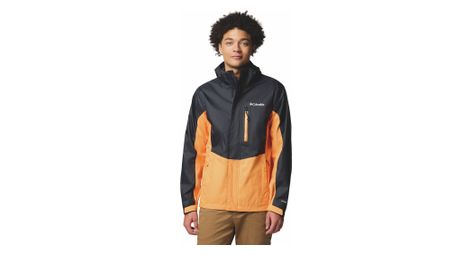 Veste Imperméable Columbia Pouring Adventure III Orange/Noir