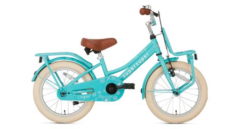 Velo enfant supersuper cooper 16 pouces turquoise