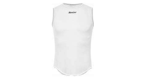 Sous maillot sans manches santini lieve blanc