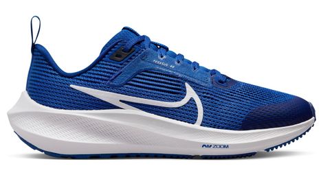 Nike air zoom pegasus 40 scarpe da corsa per bambini blu bianco 38