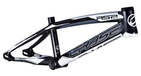 Chase rsp 5.0 aluminium bmx frame zwart / wit 2023