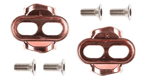 Paire de cales crank brothers easy 6° rose