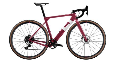 Bicicleta gravel 3t exploro primo sram rival 11v 700 mm rosa rojo cereza 2023