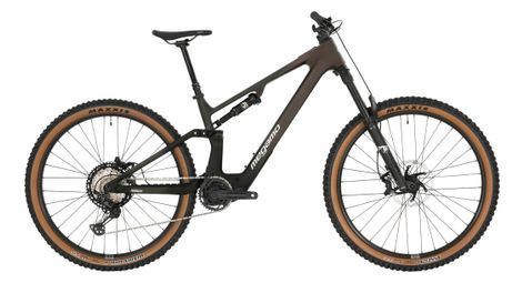 VTT Électrique Tout-Suspendu Megamo Reason CRB 07 Shimano 12V 800Wh DJI 150Nm 29" Marron/Noir 2027