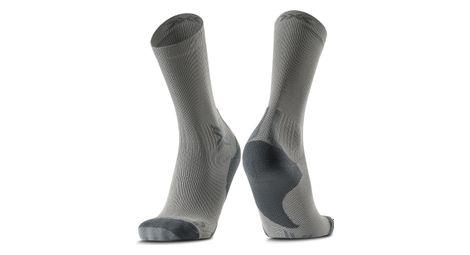 Chaussettes X-Socks Run Discover Crew Gris/Noir