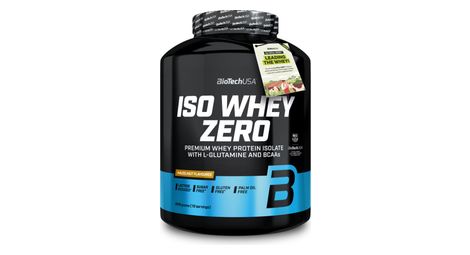 Iso whey zero (1816g) - biotech usa - noisette -  whey isolate
