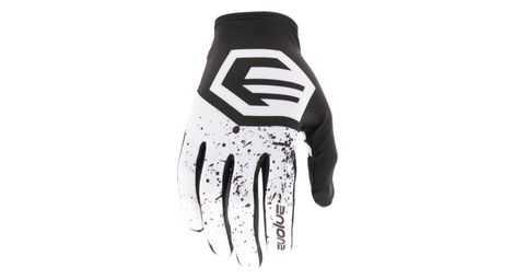 Gants enfant evolve splatter blanc noir