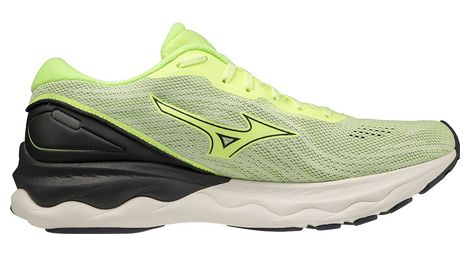 Chaussures running mizuno wave skyrise 3 jaune gris