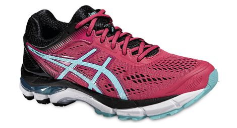 Asics gel pursue 2 femme rose turquoise noir