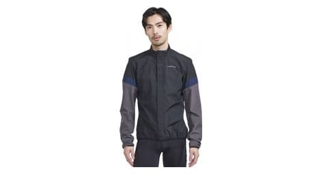 Chaqueta impermeable craft core endur hydro negra