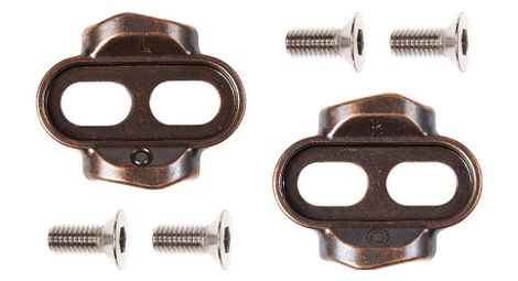 Paire de cales crank brothers easy 0° bronze