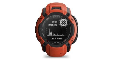 Garmin instinct 2x solar - montre de sport connectée - rouge