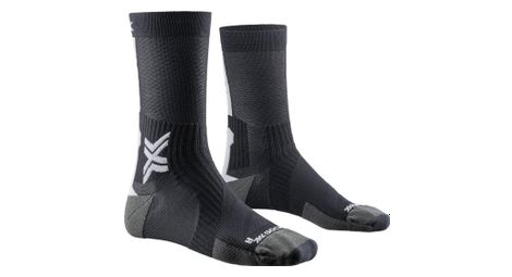 X-socks bike perform crew black white 45-47