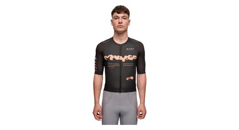 Maap Strata Pro Air Kurzarm-Trikot für Herren, schwarz