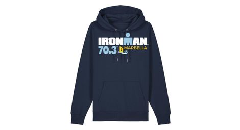 Felpa con cappuccio ironman 70.3 marbella navy