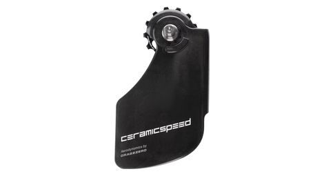 Jaula de cambio ceramicspeed ospw aero coated para shimano dura ace 9100 / 9150 - ultegra 8000 / 8050 negro