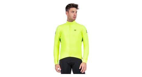 Veste manches longues alé k-tornado 2.0 jaune fluo