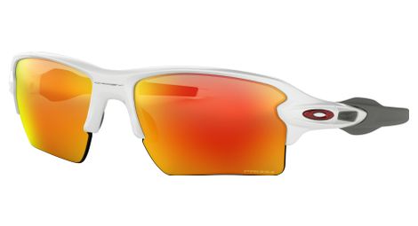 Occhiali da sole oakley flak 2.0 xl bianchi - prizm ruby oo9188-9359