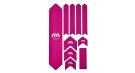 All mountain style xl frame guard kit - 10 pcs - pink white