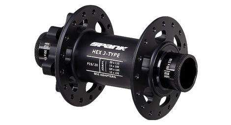 Moyeu avant spank hex j-type f15/20 / 32 trous noir