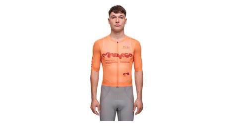 Maillot de manga corta Maap Strata Pro Air 3.0 naranja para hombre
