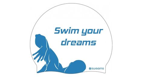 Bonnet sweams swim your dreams white blue