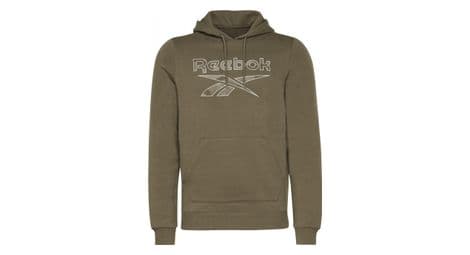 Reebok identity logo hoodie camo khaki s