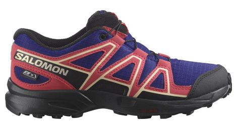 Chaussures de Trail Salomon Speedcross ClimaSalomon Waterproof Enfant Bleu / Rose