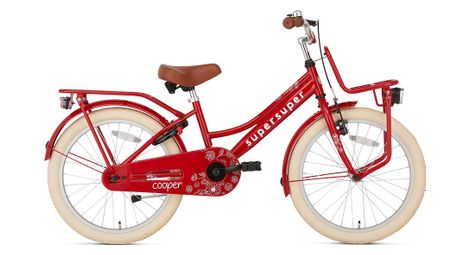 Velo enfant supersuper cooper 20 pouces rouge