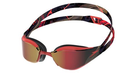 Gafas de natación Speedo Fastskin Hyper Elite Mirror negro/rojo