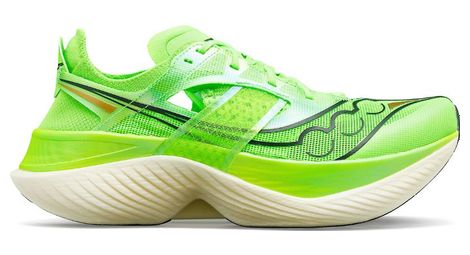 Chaussures de running femme saucony endorphin elite vert