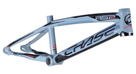 Chase rsp 5.0 aluminium bmx frame grijs / rood 2023