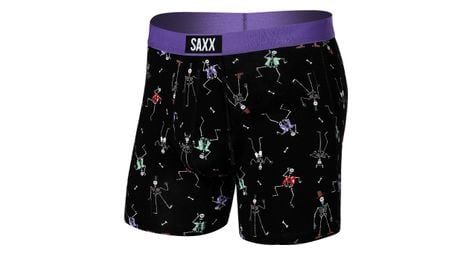 Boxer saxx vibe super soft brief dancing skellies noir violet