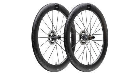 pair of scope artech 6 disc wheels 700mm 12x100 12x142mm centerlock black