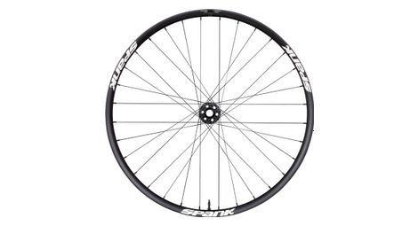 Roue avant spank spike race 33 20x110mm avec adaptateur 15x100 tubeless ready 32 trous 27 5 noir