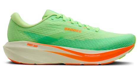 Chaussures Running Brooks Ghost Amp Vert/Orange Homme