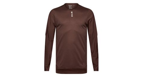 Maillot manches longues fox flexair pro marron homme