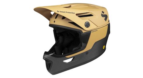 Casque avec mentonniere amovible sweet protection arbitrator mips jaune