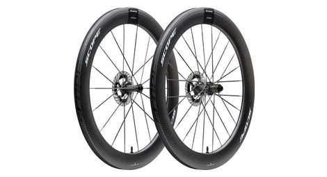 Paire de roues scope artech 6 disc 700mm | 12x100 - 12x142mm | centerlock | noir/blanc