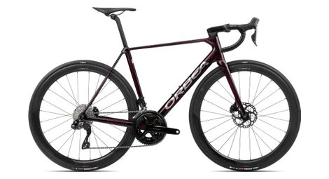 Orbea orca m30iltd pwr bicicletta da strada shimano 105 di2 12s 700 mm wine red 2024 57 cm / 186-191 cm