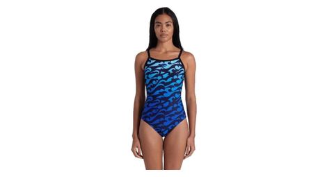 Maillot de bain arena surf's up noir bleu femme